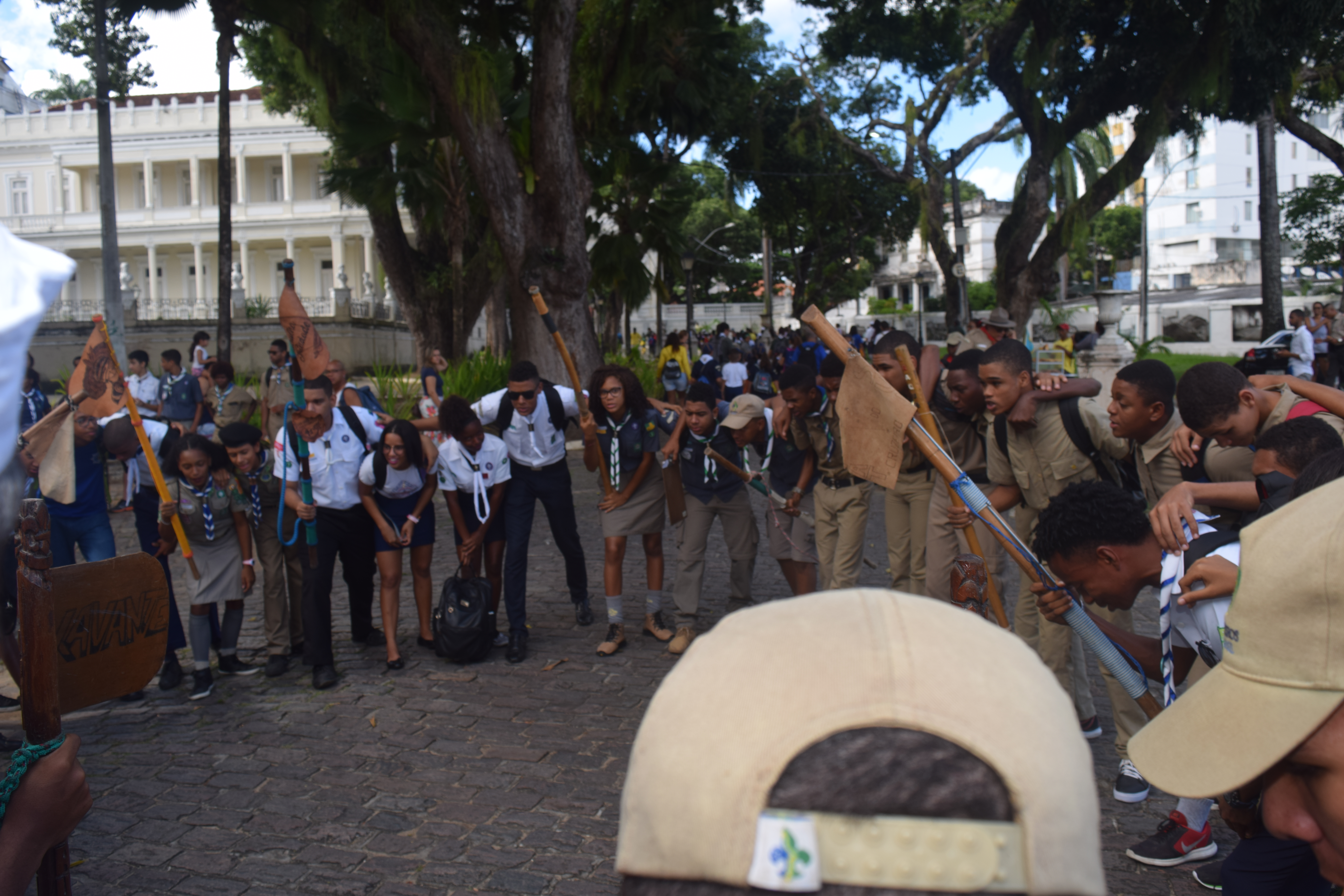 Jovens durante o Encontrão